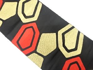 アンティーク　石畳模様織り出し袋帯（材料）